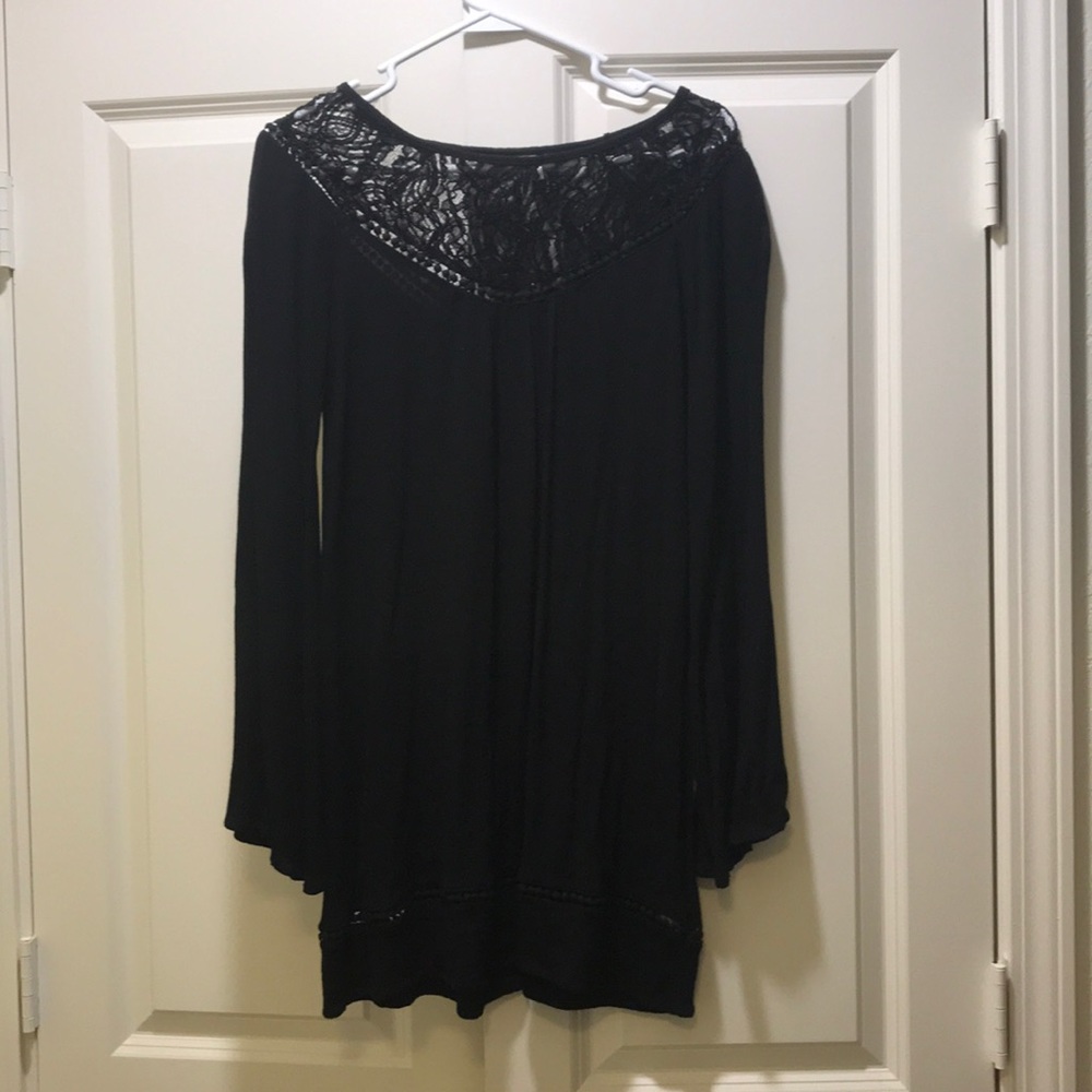 Black long sleeve dress